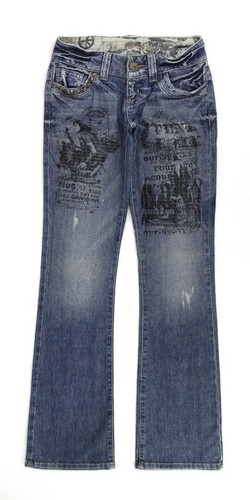 Guess Los Angeles Punk Rock Print, Boot 