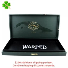 Warped Isla Cocodrilo Toro Empty Wood Cigar Box 13.25" x 6.75" x 1.5"