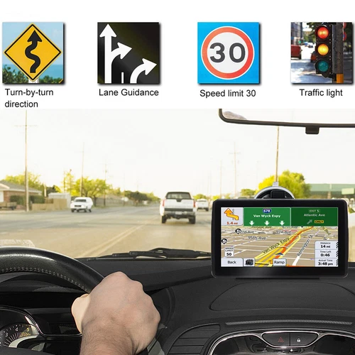 5" 8GB GPS Navigator Car Auto Truck Navigation BTH System Sat Nav Lifetime Map - Bild 5 von 14