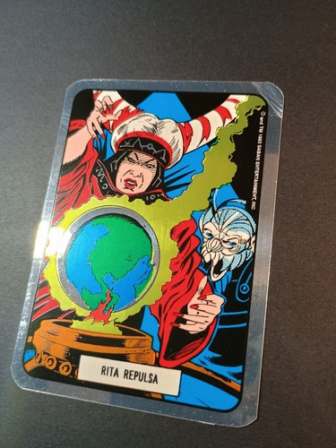 Rita Repulsa Mighty Morphin Power Rangers Folie Mylar Automat Aufkleber 90er - Bild 2 von 6