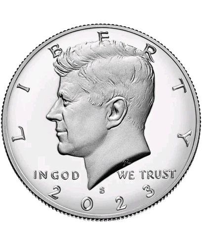2023 S Kennedy Half Dollar Gem DCam Proof 99.9% Silver