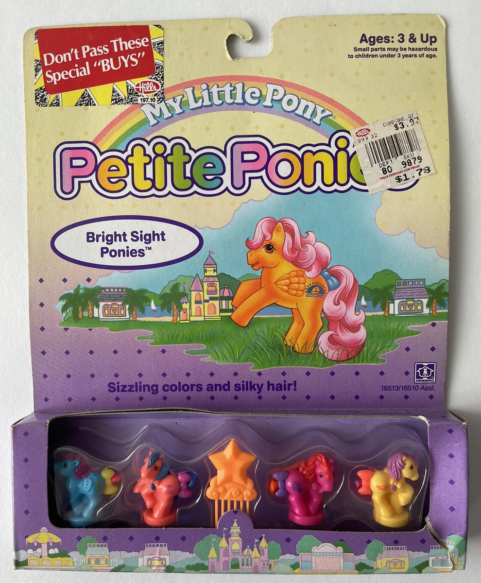 Vintage 1990 My Little Pony Petite Ponies Bright Sight