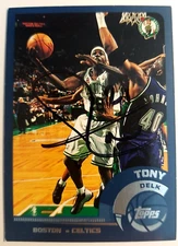 Tony Delk Boston Celtics 2002 Topps #81 Autographed Basketball Card