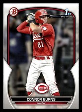 Connor Burns 2023 1st Bowman Draft #BD-159 Cincinnati Reds ROOKIE RC