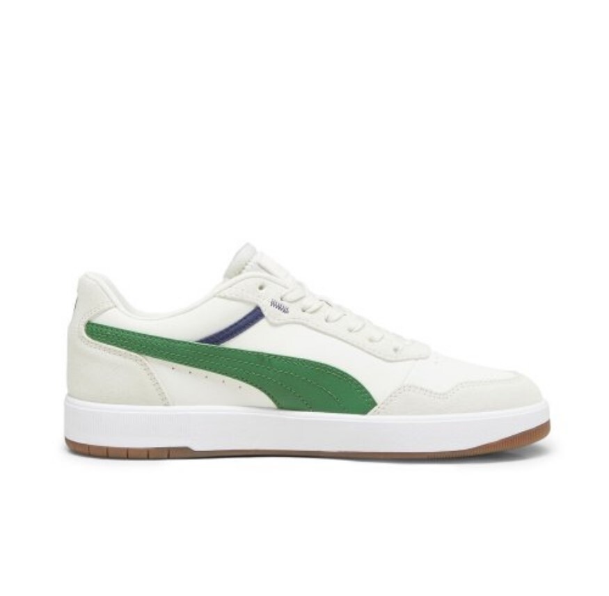 [Puma]★HOT SALE★レザースニーカー ベイデロン クリーン PUMA Court Ultra 75 Years - Warm White-Archive Green men's