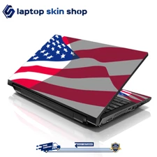 Laptop Skin Sticker Decal Cover US Flag for Notebook Apple Dell Asus 13-16 inch