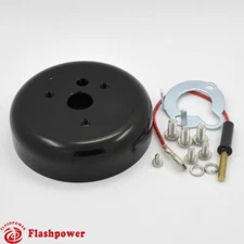 3 Bolt Steering Wheel Adapter Boss Kit GM Buick Cadillac Pontiac Camaro Black