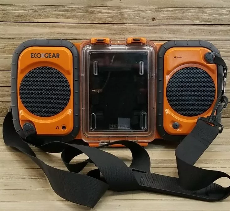 ECOXGEAR ECO TERRA Waterproof Boom Box MODEL GDI AQ2S160 No AC