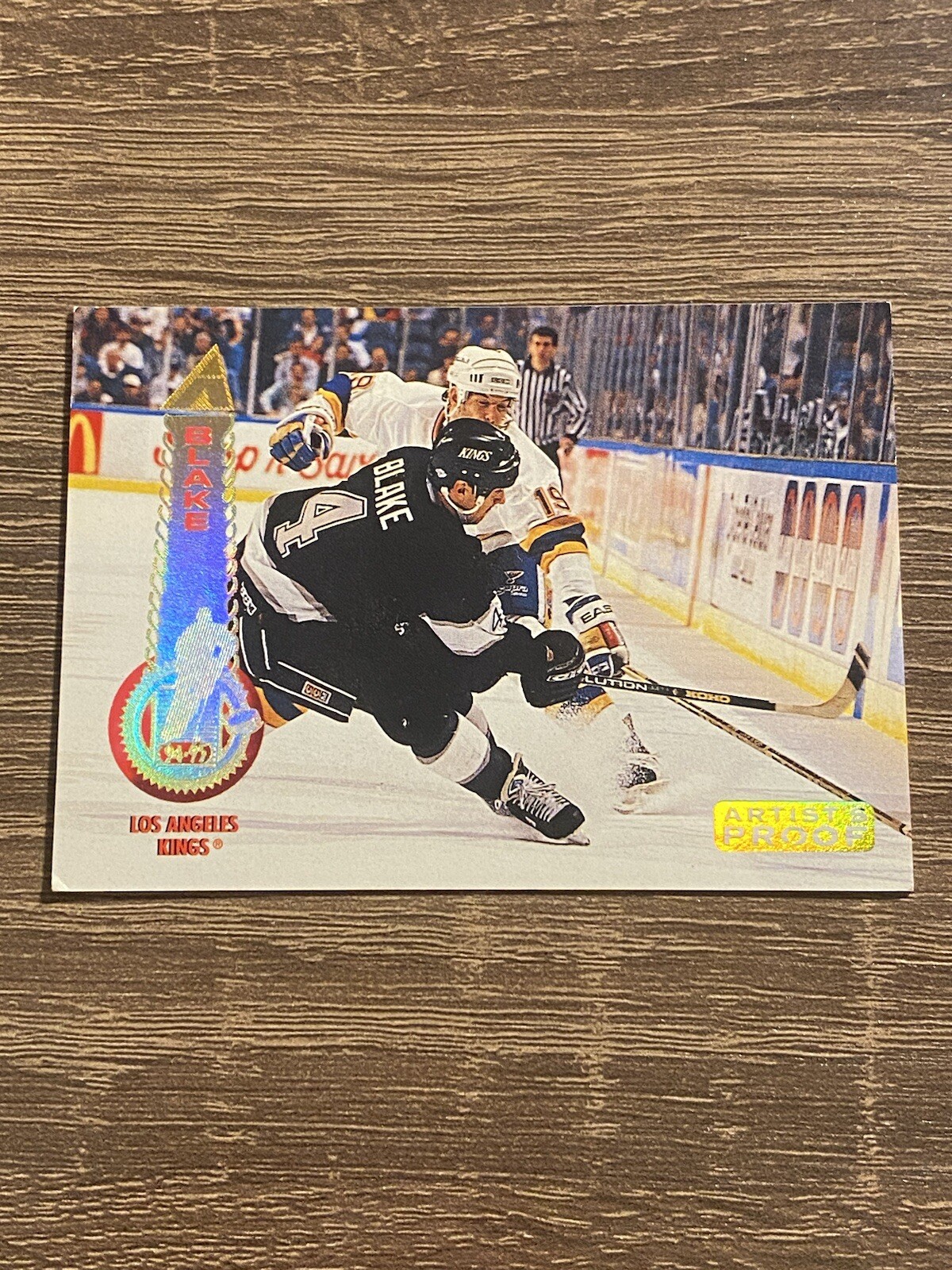1994-95 Pinnacle Artist's Proof Rob Blake #9 Hockey Card NHL LA Kings!