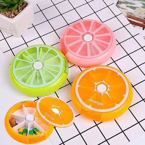 Rotating Daily Travel Pill Box 1 Week Organiser Medicine Tablet Dispenser 7 Da ⁿ - Picture 4 of 18