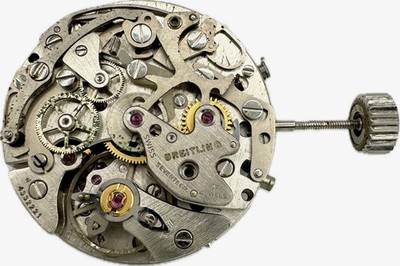 Vintage Breitling Mechanical Chronograph Men's Wristwatch Movement