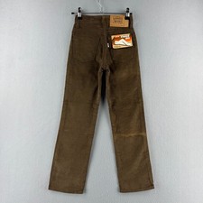 Vintage 70s Levis Jeans Pants Youth Boys 9 Corduroy Straight Leg Made in USA