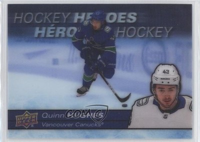 2021-22 Upper Deck Tim Hortons Collector's Series Hockey Heroes Quinn Hughes 5xh