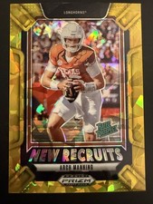 2025 Panini Prizm Draft Picks New Recruits Arch Manning #22 Gold Ice Prizm (RC)