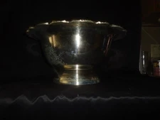 Towle Vintage Silver Plate Grand Duchess Pedestal Punch Bowl