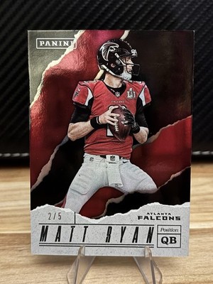 Panini 2017 Matt Ryan Lava Flow /5 #MVP Sports Trading Card