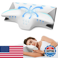 Sufor Cervical Pillow For Neck Pain Relief Cooling Contour Memory Foam Pillows
