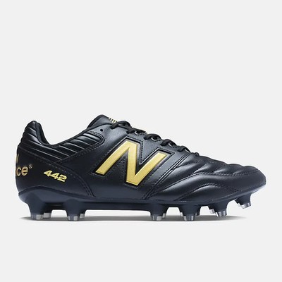 New Balance 442 PRO HG V2 COW MS41HCG2 Black Width 2E Men's Women's Soccer Shoes