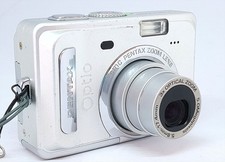 PENTAX Optio S55 Silver Compact Digital Camera Tested Working Seller Japan