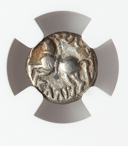 Ngc Certified Quinarius Silver Ancient Coin Celtic Gaul Horse Choice Fine 1 Bc