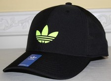 Adidas Trefoil BLACK Adjustable Fit Snapback Cap Originals Beacon 5.0 S5