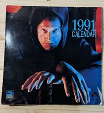 1991 Full Moon Entertainment HORROR MOVIE Calendar Puppet Master Vintage Rare