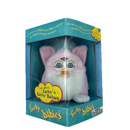 Furby Babies 1999 Tiger Electronics 70-940 Pink Blue Hair New Sealed Box *Read*