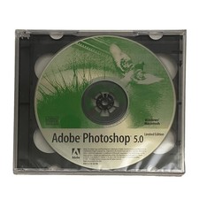 Adobe Photoshop 5.0 LE Limited Edition CD For PC Mac New/Sealed
