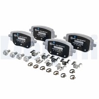 Delphi LP5057EV Bremsbelagsatz, Scheibenbremse Hinten FüR CitroËN Opel Peugeot