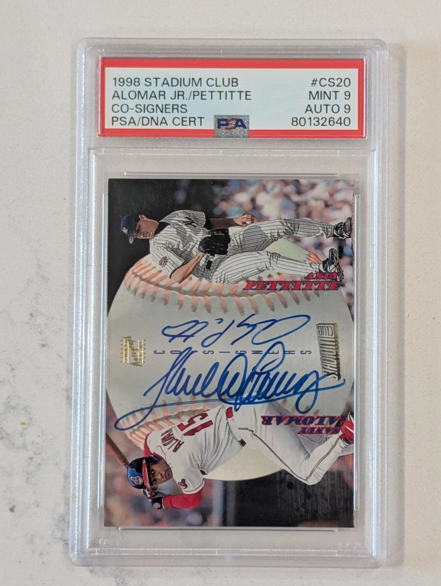 1998 Topps Stadium Club - Andy Pettitte Sandy Alomar Jr. #CS20 for