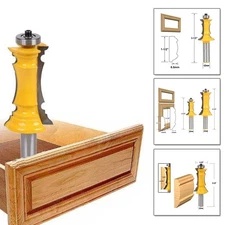 Router Bit Cutting Cutter Door Engraving Flush Frame Milling Miter Molding