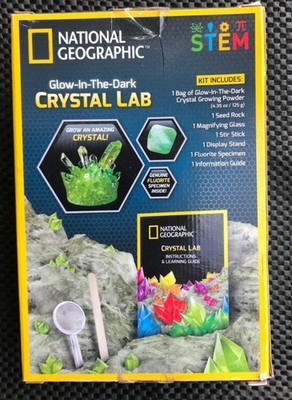 National Geographic Glow In The Dark Crystal Lab Kit Educational For Children 