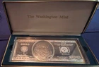 Benjamin Franklin 2000 100 Dollar Bill 4 Troy oz .999 Fine Silver Bar No COA