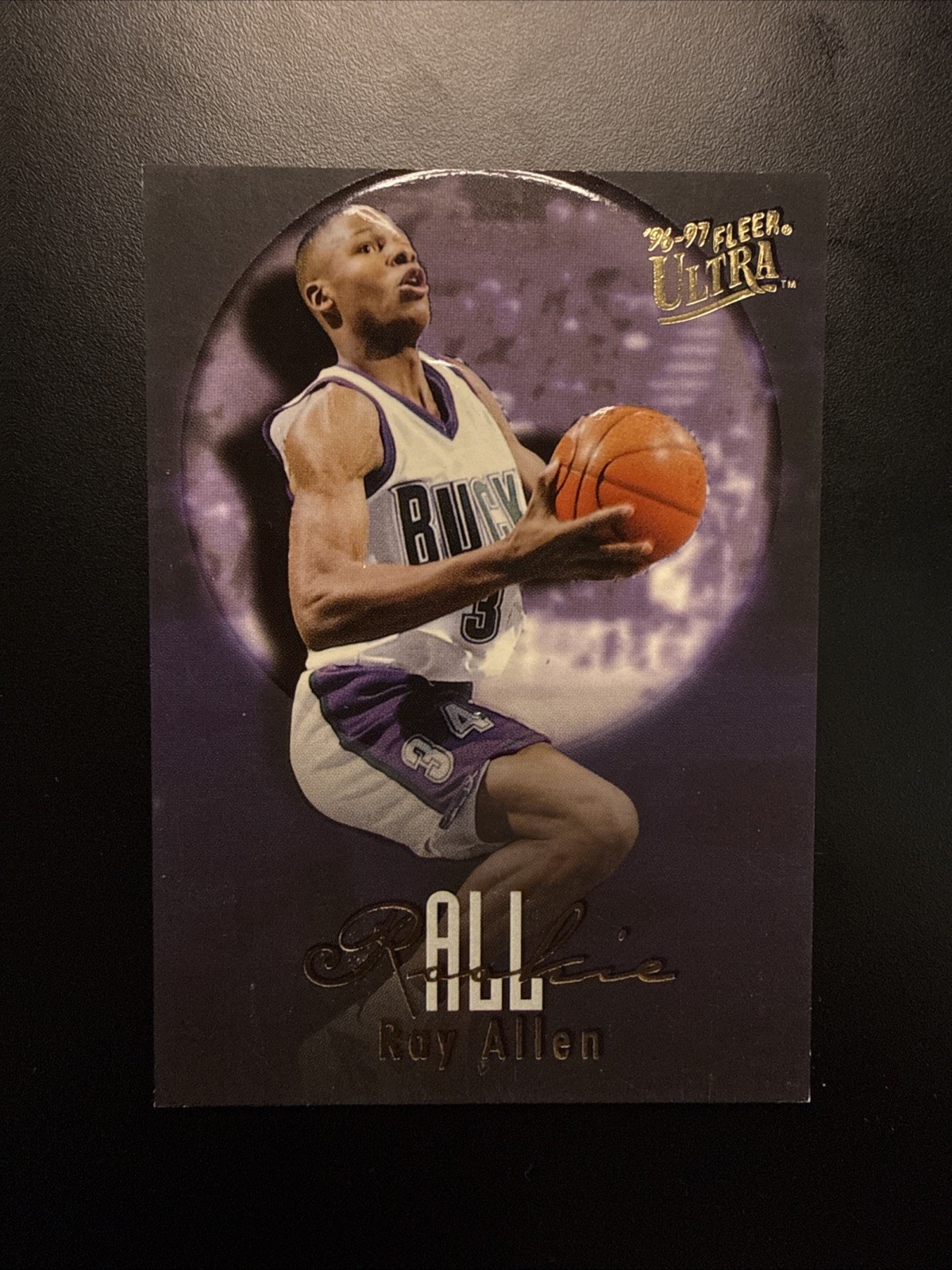 1996-97 Fleer Ultra - All Rookie Ray Allen #2 (RC)