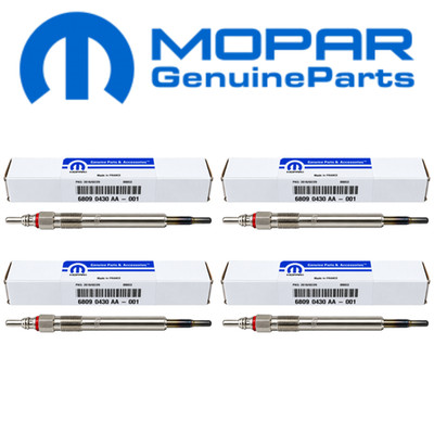 x4 Original Mopar Glühkerzen Set für Jeep Cherokee 2.8 CRD 2002-2008 68090430AA