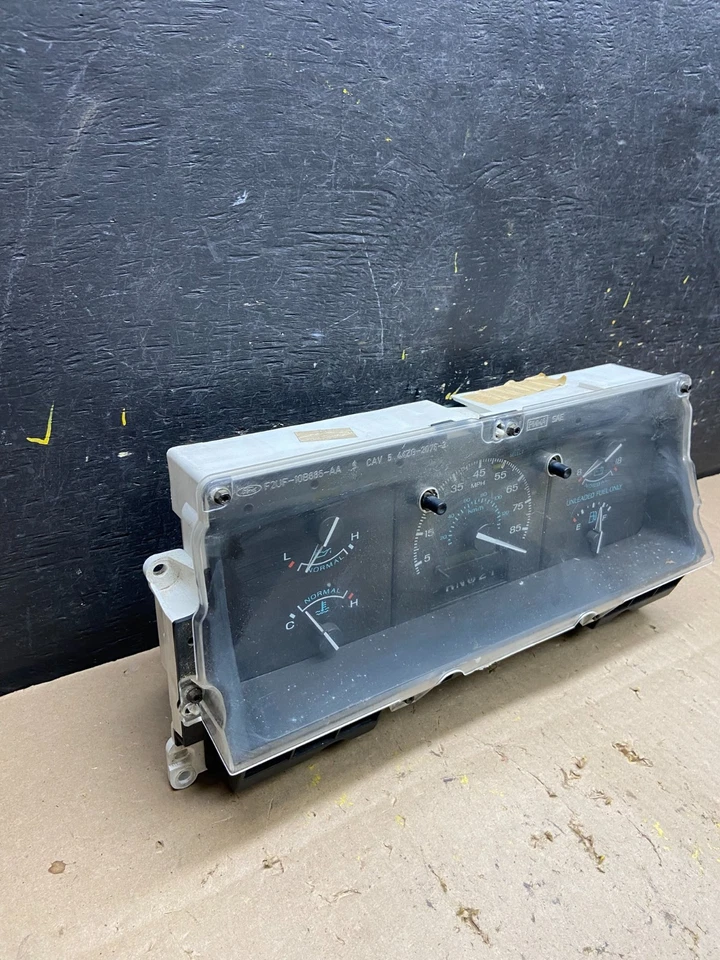 1992 to 1996 Ford F150 F-Series Bronco Speedometer Cluster Gauge Oem u4991 DG - Image 2 of 4
