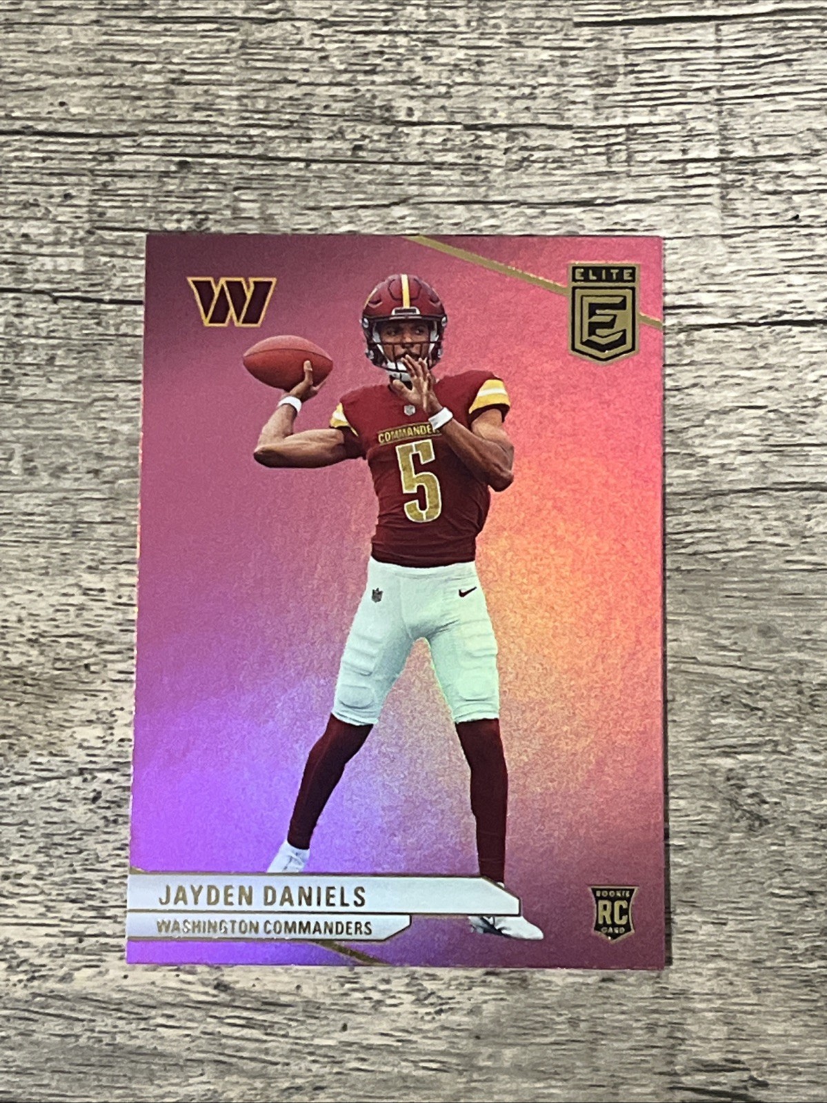 2024 Panini Donruss Elite -PINK - Jayden Daniels (RC) -#165