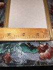 Xmas gifting Joan Baker 3 1/2" X 5"Hand Painted Picture Frame VTG “Fushias” — photo 6