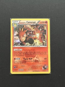 Team Magma's Camerupt 2/34 2015 Double Crisis Holo Rare Pokemon Card