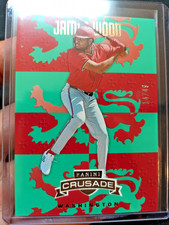 2025 Panini Crusade #138 James Wood Teal 14/49 Washington Nationals