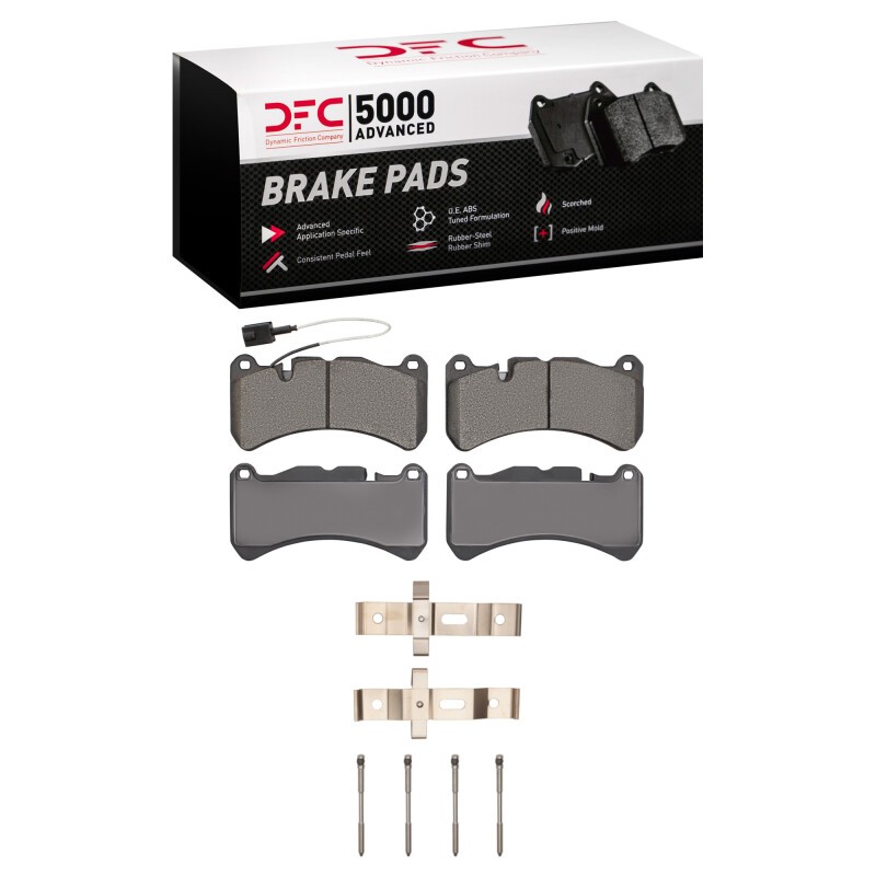 DFC 14-24 Maserati Ghibli Front 5000 Advanced Low Metallic Brake 1551-1116-11