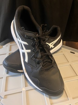 Asics Gel Dedicate 7 1041A223 Men Running Shoes Size 14 Black/White