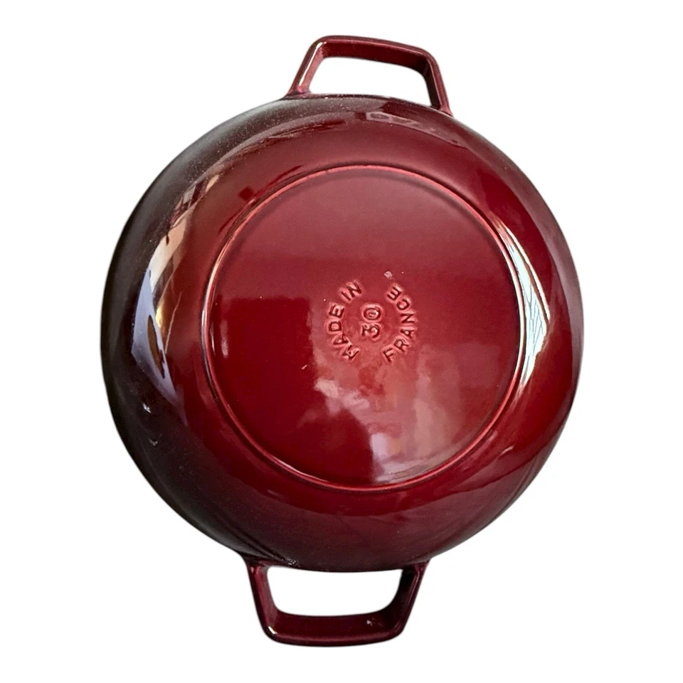 POLVO HIERRO FUNDIDO 12 pulgadas Perfect Pan Granadine (Nuevo en Caja) Foto 2 de 4