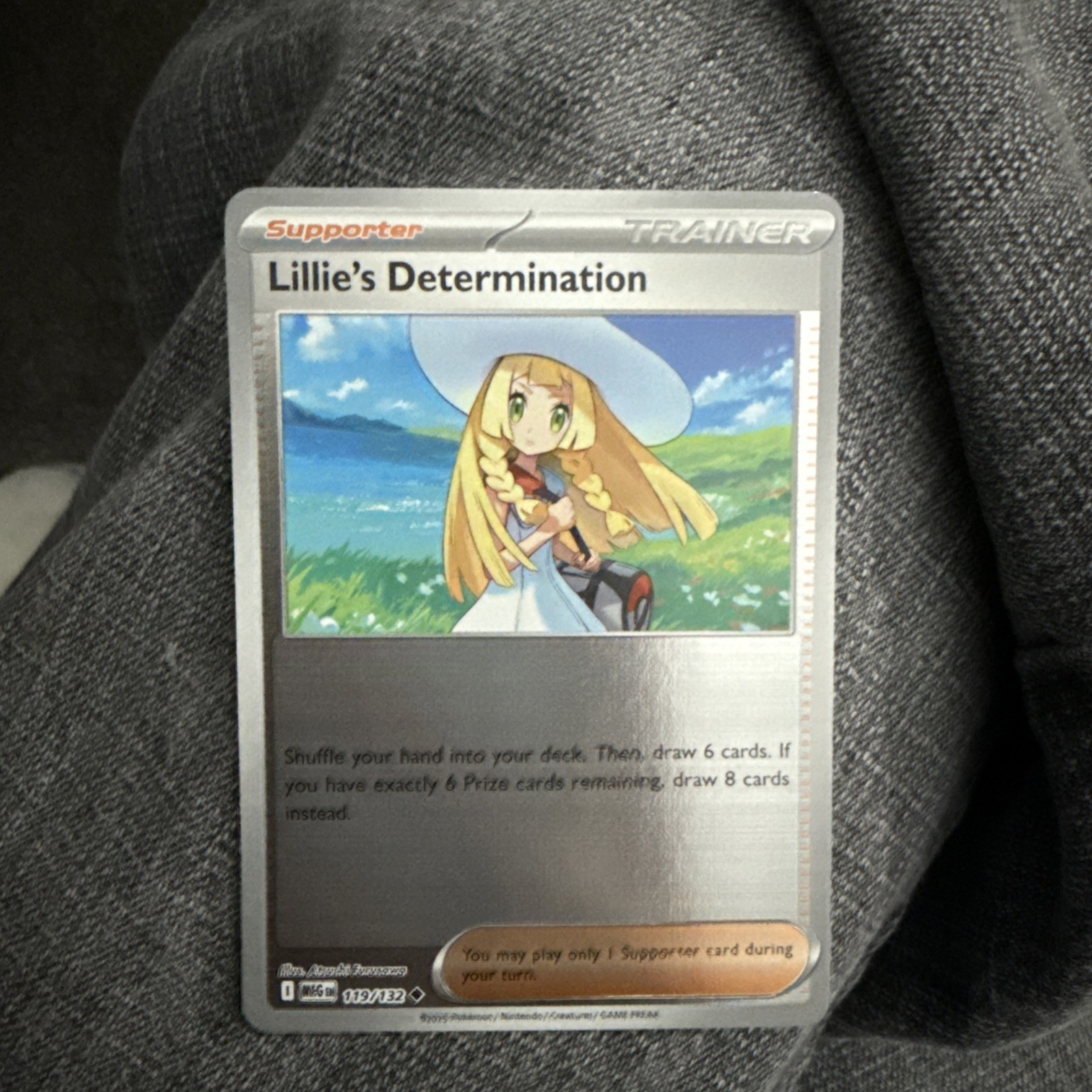 Lillie's Determination - Uncommon ME01: Mega Evolution 119/132 NM Reverse Holo