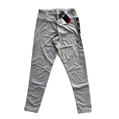 Reebok Woman Tight TE Tape Pack Legging Leggings Pants Compression Gray | M