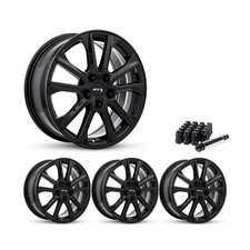 5x114.3 Set Of 4 18 Rims Black Alloy Wheel Fits 2002-16 Acura Mdx Oe6i Rtx