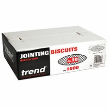 Biscuit Joints 1000pcs Jointing Carpentry Woodworking BSC/10/1000 Trend Tools
