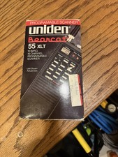 COLLECTOR RADIO-UNIDEN BEARCAT 10 CHANNEL BC55XLT UNIDEN 55 XLT ANALOG SCANNER