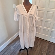 Barbizon Vintage Pink Nightgown/Robe Peignoir Cottage XL