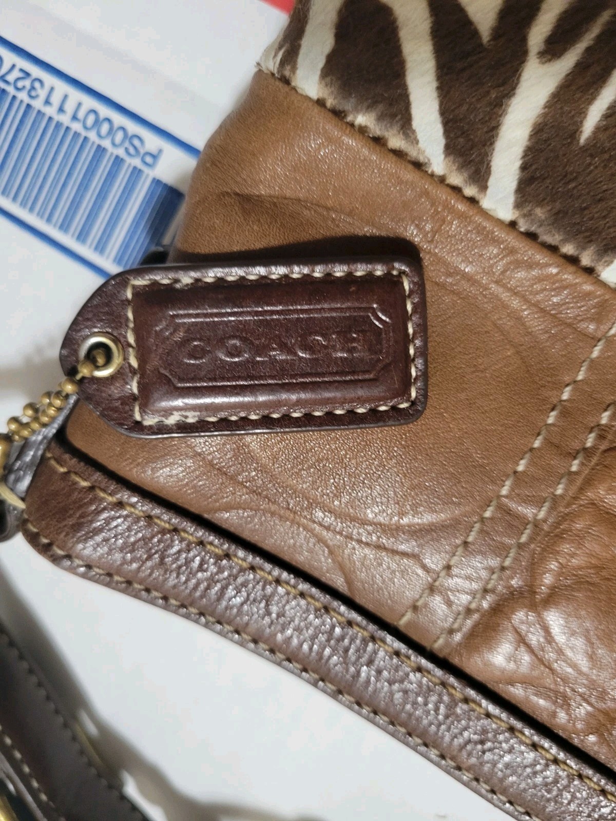 Coach Patchwork Multicolor Large Leather Shoulder… - image 3